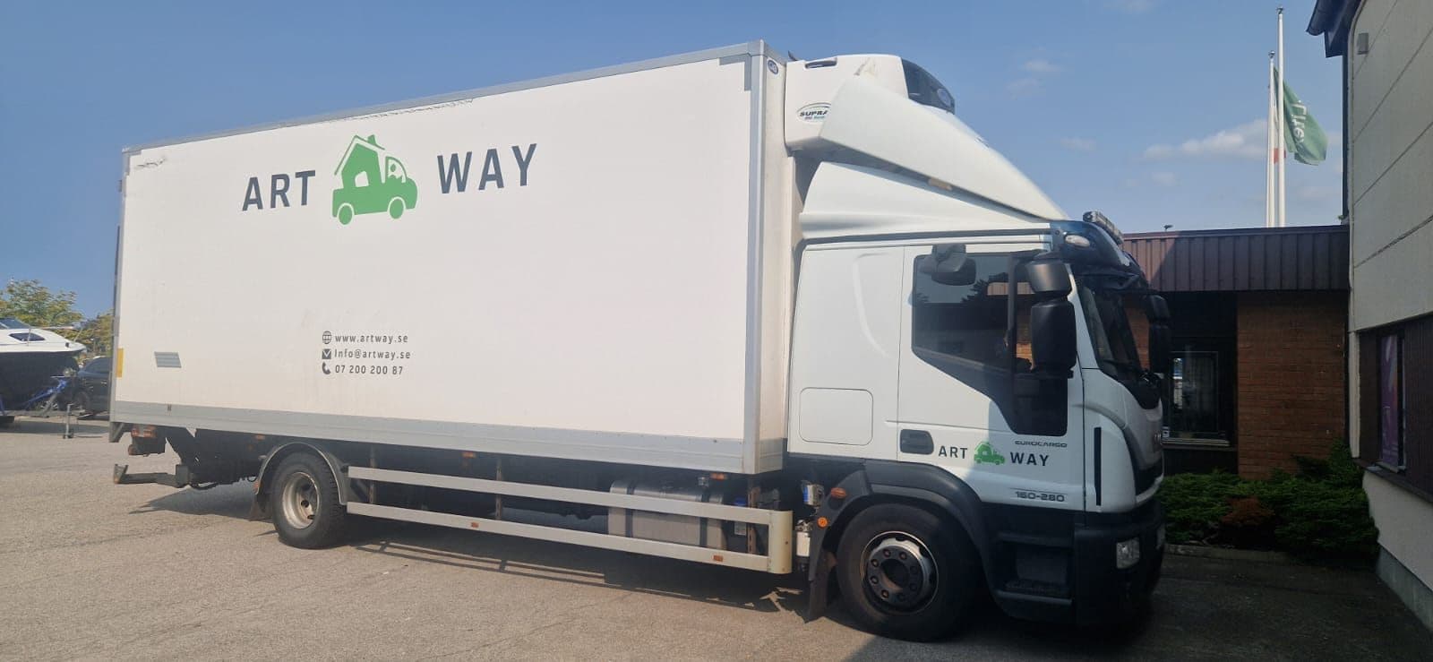 One of Artway's larger trucks for transport assignments